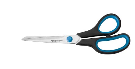 Schaar Westcott 21cm zwart/blauw Easy grip (3028300)