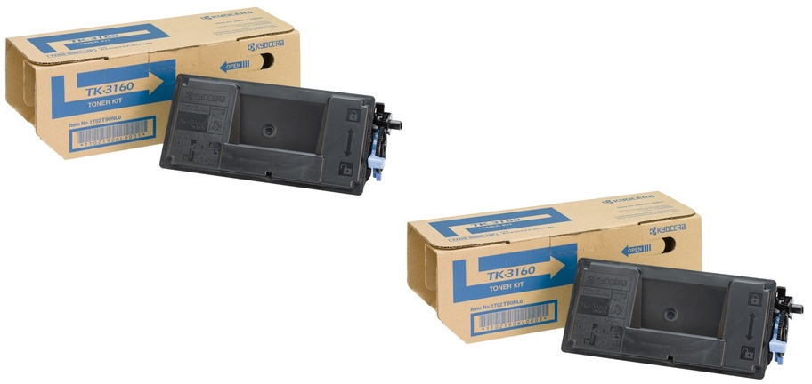 Toner Kyocera Mono Laser TK-3160 ECOSYS M3860idn 12.500 pag. BK