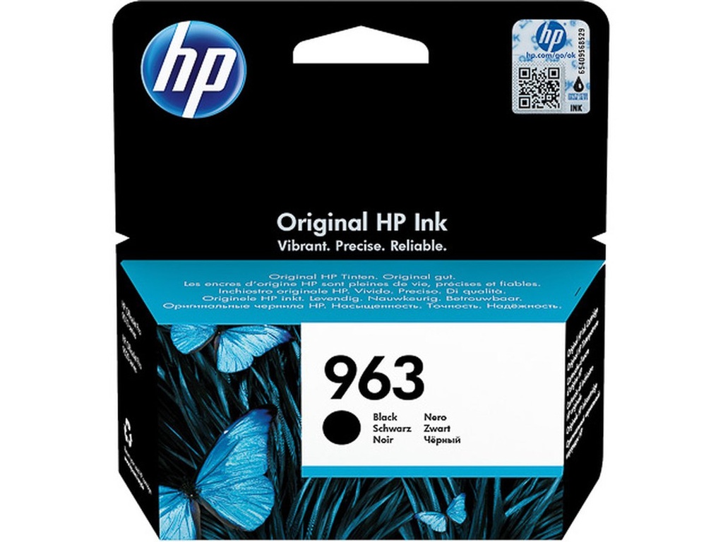 Cartridge HP Inkjet 963 Officejet Pro 9010 1.000 pag. BK