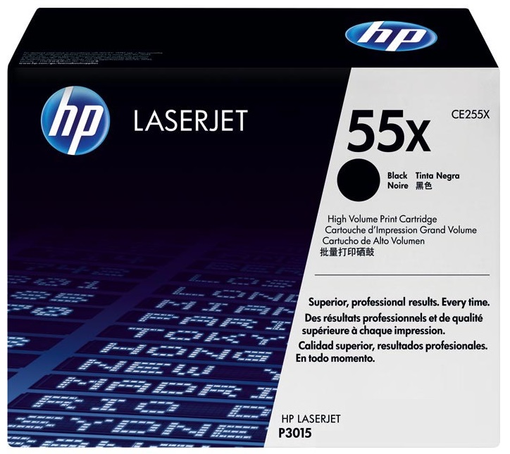 Toner HP Mono Laser 55X LaserJet Enterprise MFP M525dn 12.500 pag. BK