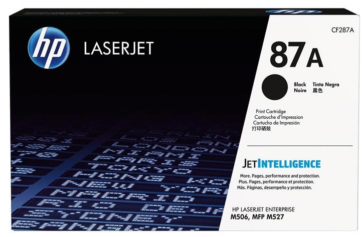 Toner HP Mono Laser 87A LaserJet Enterprise M506dh 8.550 pag. BK