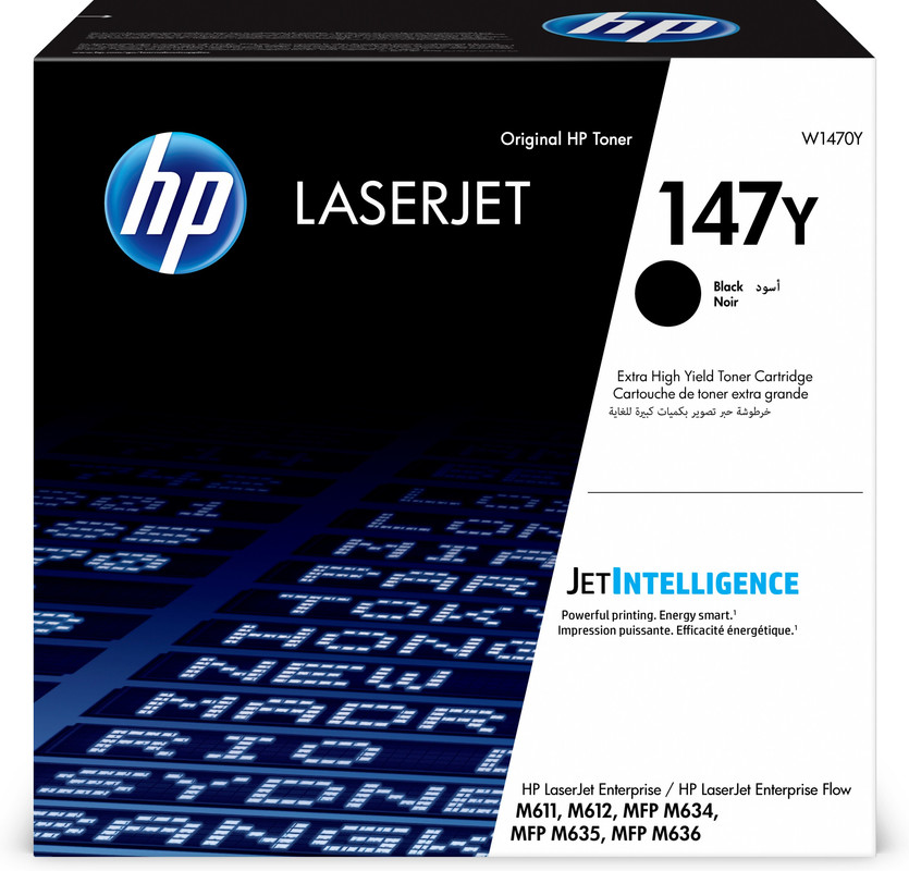 Toner HP Mono Laser 147Y LaserJet Enterprise M612 42.000 pag. BK