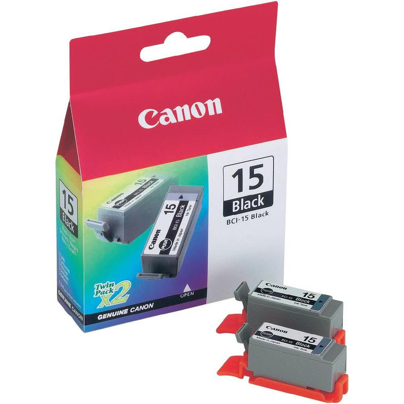 Cartridge Canon Inkjet BCI-15 DUO PIXMA iP90 2x120 pag. BK