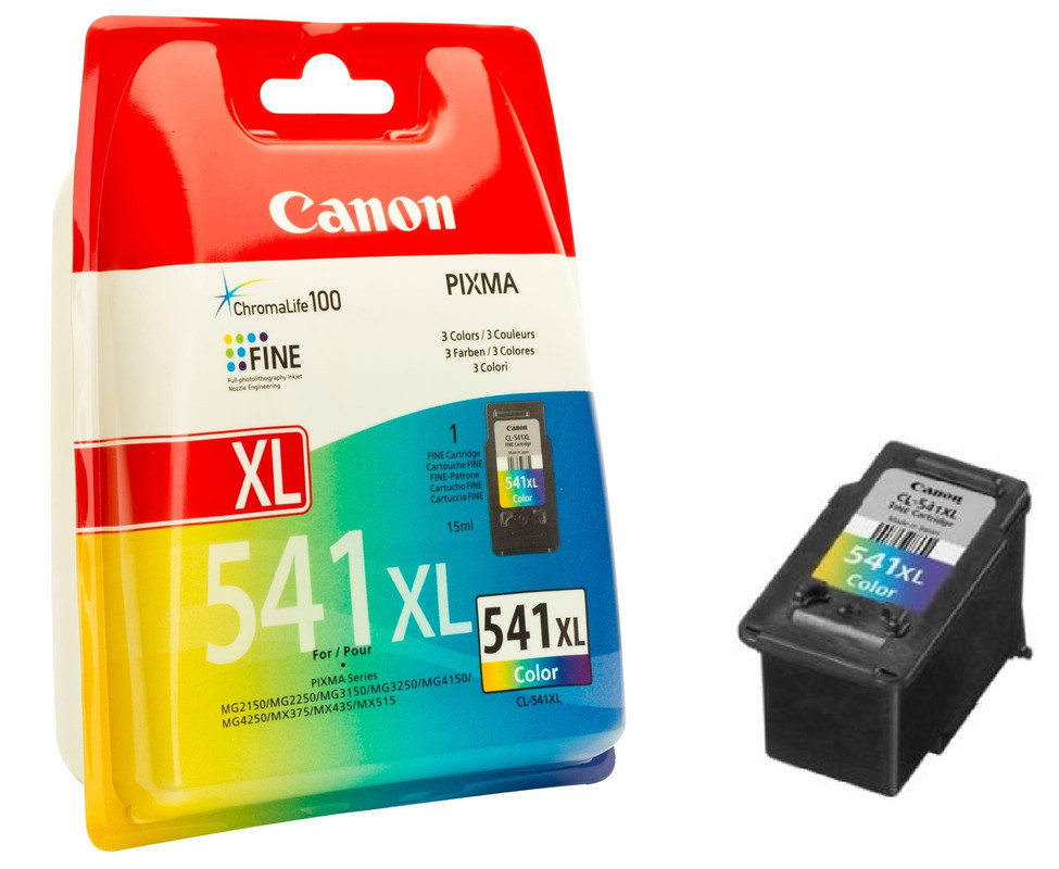 Cartridge Canon Inkjet CL-541XL PIXMA MG2150 400 pag. COL