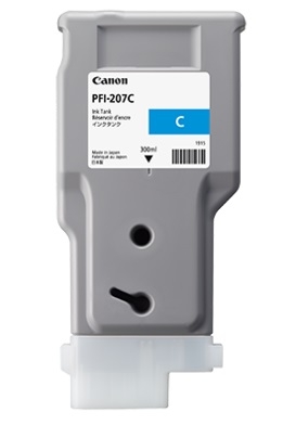 Cartridge Canon Inkjet PFI-207 imagePROGRAF iPF680 300ml CY