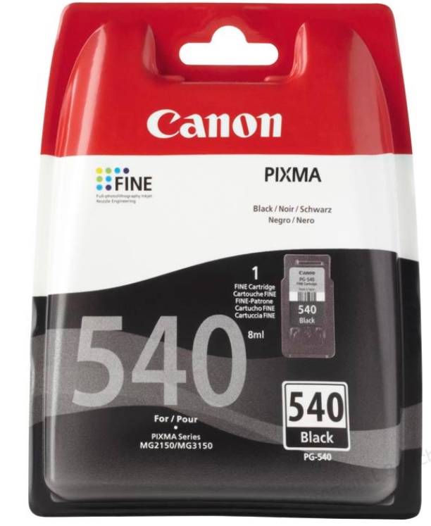 Cartridge Canon Inkjet PG-540 PIXMA MG2150 180 pag. BK