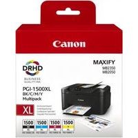 Cartridge Canon Inkjet PGI-1500XL MAXIFY MB2050 VALUE PACK BK/C/Y/M