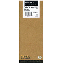 Cartridge Epson Inkjet T6061 Stylus Pro 4800 220ml PHOTO BK