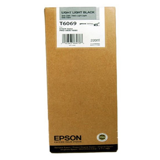 Cartridge Epson Inkjet T6069 Stylus Pro 4800 220ml LIGHT LIGHT BK