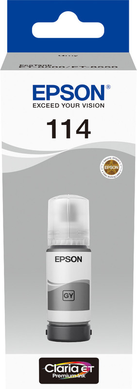 Inktfles Epson Inkjet T07B540 EcoTank 8500 70ml GREY