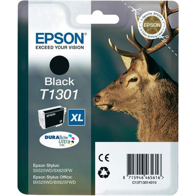 Cartridge Epson Inkjet T1301 Stylus SX525WD 25,4ml BK