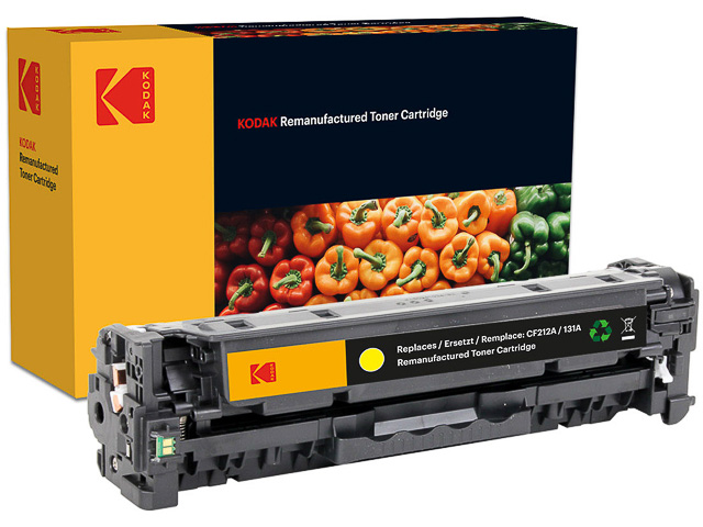 Toner Kodak voor HP CF212A Yellow