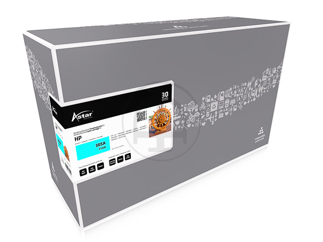 Toner Astar voor HP CE411A CY