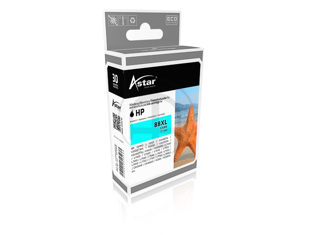 Inkt Astar voor HP C9391A - 88XL CY