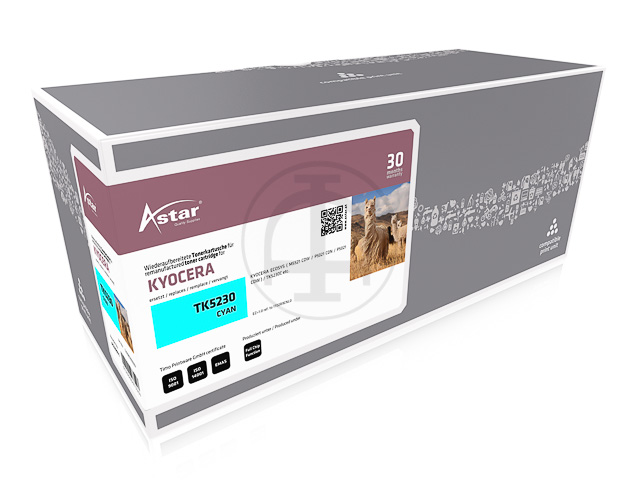 Toner Astar voor Kyocera TK5230C Cyaan