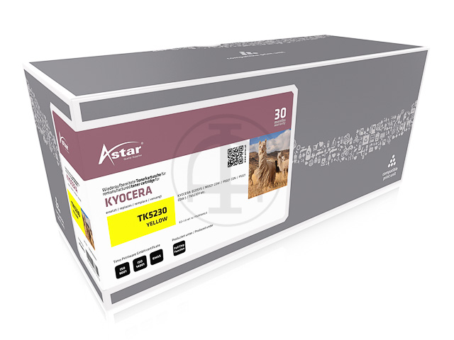 Toner Astar voor Kyocera TK5230Y Yellow