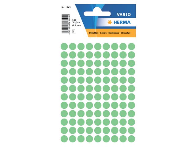 Etiket Herma vario diam 8mm groen 