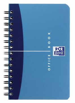 Spiraalschrift Oxford Office Urban Mix PP 90x140mm geruit 180blz assorti