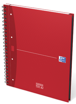 Spiraalschrift Oxford Office Essentials Europeanbook karton A4+ geruit 240blz assorti