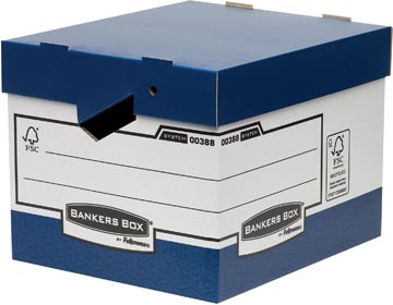 Archiefdoos Fellowes Bankers Box 33,3x29,2x40,4cm blauw