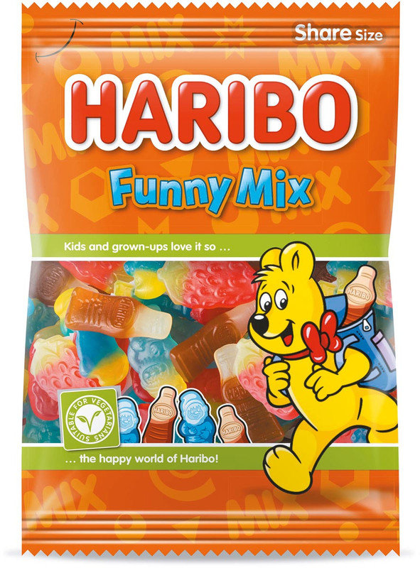 Snoep Haribo Funny Mix 185g