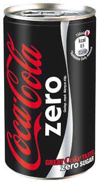 Frisdrank Coca Cola zero 15cl blik (24)