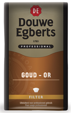 Koffie Douwe Egberts Gold/Dessert gemalen 500g