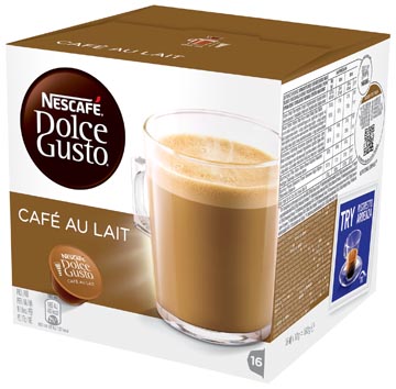 Koffiecapsules Nescafé Dolce Gusto Café au lait (16)