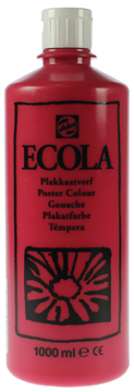 Plakkaatverf Talens ecola 1000ml karmijnrood