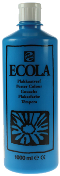 Plakkaatverf Talens ecola 1000ml lichtblauw