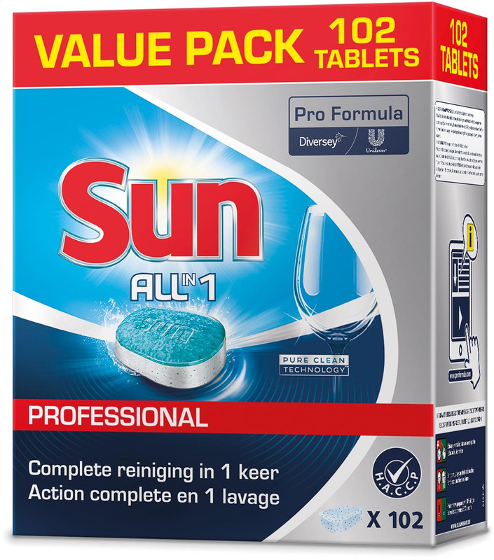 Vaatwastabletten Sun Pro Formula All-in-One (102)