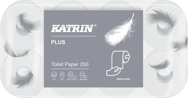 Toiletpapier Katrin Plus 3-laags 150vel (8)