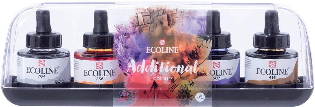 Waterverf Talens Ecoline 30ml assorti additioneel (5)