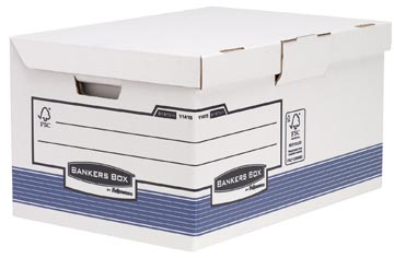 Archiefcontainer Fellowes Bankers Box System Flip Top Maxi 37,8x54,5x29,3cm blauw