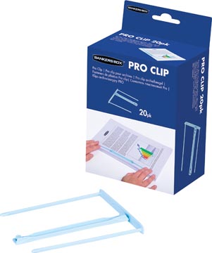 Archiefbinder Bankers Box Pro-Clip lichtblauw (20)