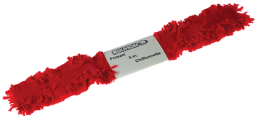 Froezelpapier Bouhon 6cm x 5m rood