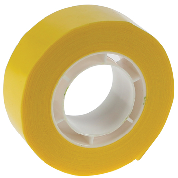 Plakband Apli PP 19mm x 33m geel voor kleine afroller