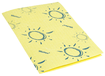 Sponsdoek Vileda Wettex Soft 25x36cm geel (10)