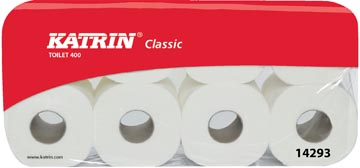 Toiletpapier Katrin Classic 2-laags 400vel (8)