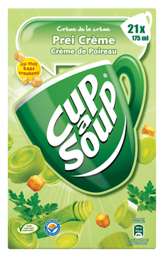 Soep Cup A Soup 175g preicrème met kaas/korstjes (21)