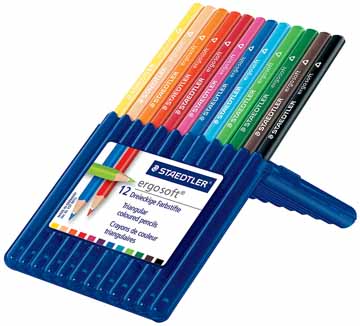 Kleurpotlood Staedtler Ergosoft 157 assorti (12)