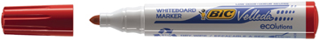 Whiteboardmarker Bic Velleda Ecolutions 1701 ronde punt 1,4mm rood