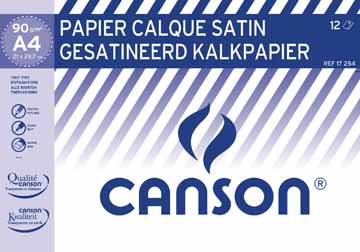 Kalkpapier Canson A4 90gr 12 vel