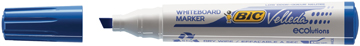 Whiteboardmarker Bic Velleda Ecolutions 1751 beitelpunt 3,7-5,5mm blauw