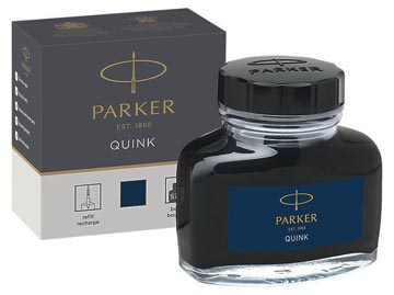 Inktpot Parker Quink blauw-zwart