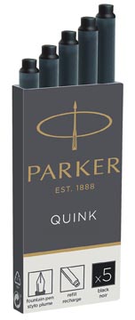 Inktpatroon Parker Quink zwart (5)