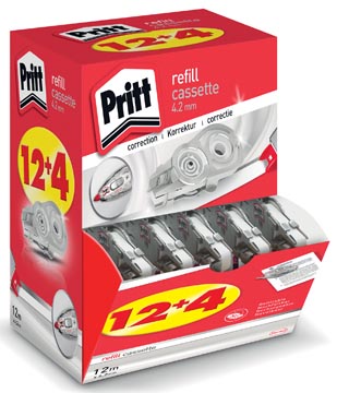 Vulling Pritt voor correctieroller Refill Flex 4,2mmx12m 12+4 gratis