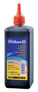 Oost-Indische inket Pelikan 1l zwart