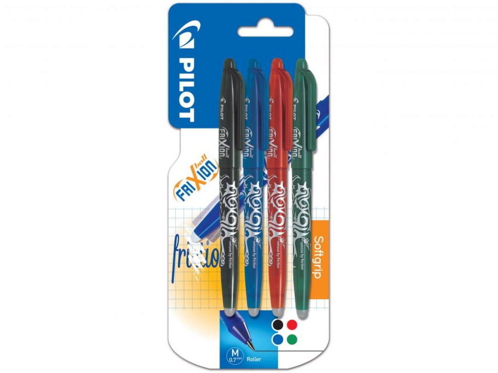 Balpen Pilot FriXion Ball Clicker 0.7mm assorti (4)