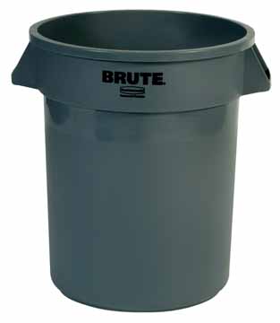 Vuilniscontainer Rubbermaid Brute zonder deksel 76l grijs